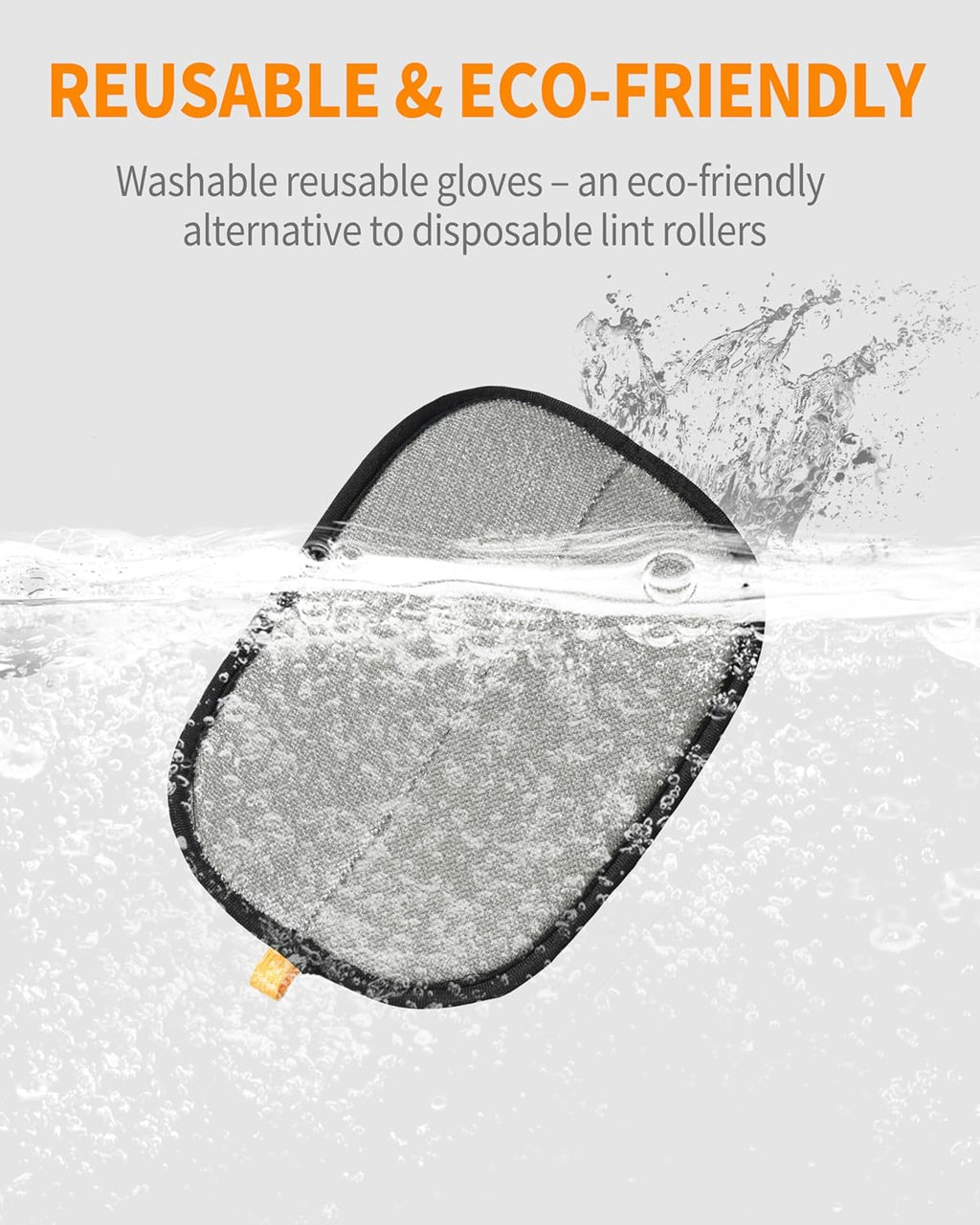 Pet Hair Removal Glove for Dogs & Cats