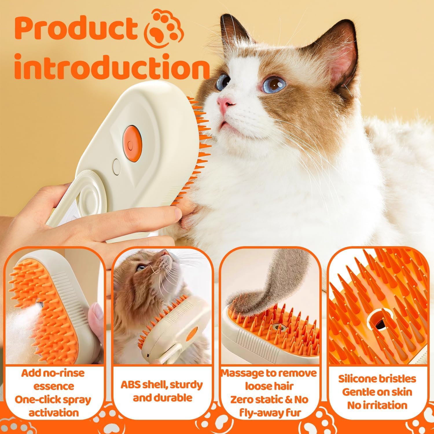 Pet Steam Brush